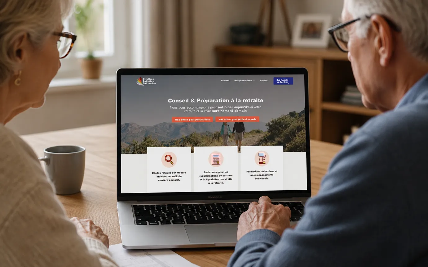 Site de Stratégie retraite et patrimoine, site d'une conseillère en retraite et patrimoine